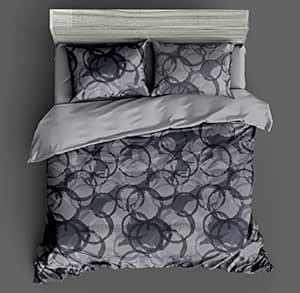 ELSTONE HOME 400 TC Glace Cotton AC Comforter Set of 4 ( 1 King Size ...