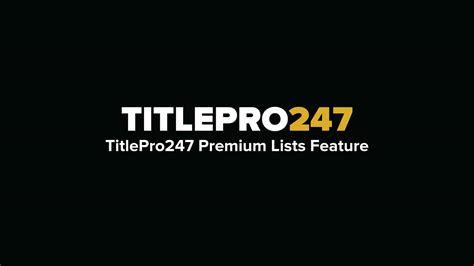 Title Pro 247