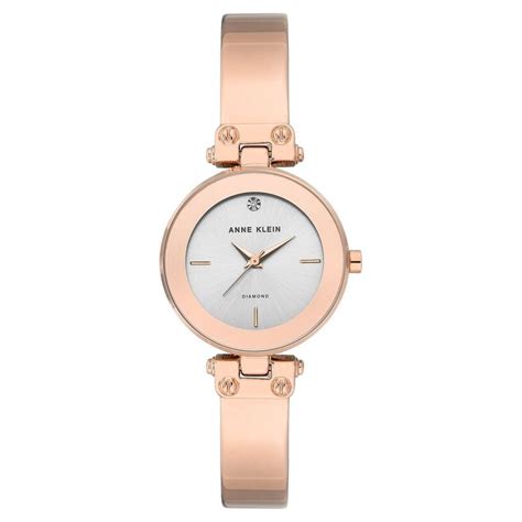 Buy Online Anne Klein Quartz Analog Rose Gold Dial Metal Strap Watch ...