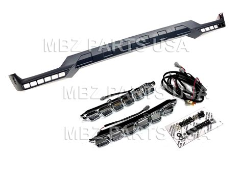 Buy G63 Front Bumper LED Lip Brabus Style AMG Spoiler Wing 4x4 G-Wagon ...