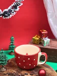Buy WEAVING HOMES Set of 1 Santa in a Mug (250ml) Microwave ...