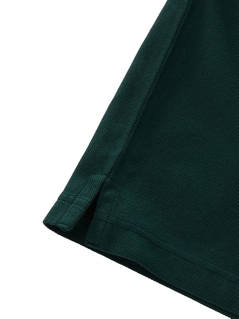 z3 Polo Garment Dyed Green Solid Tailored Fit Casual Cotton T-Shirt ...