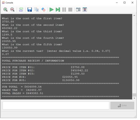 Flowgorithm Calculator 的图像结果