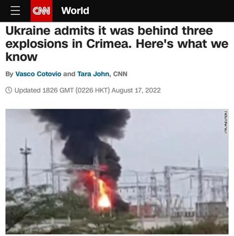 美媒：乌克兰是这一系列爆炸的幕后推手！