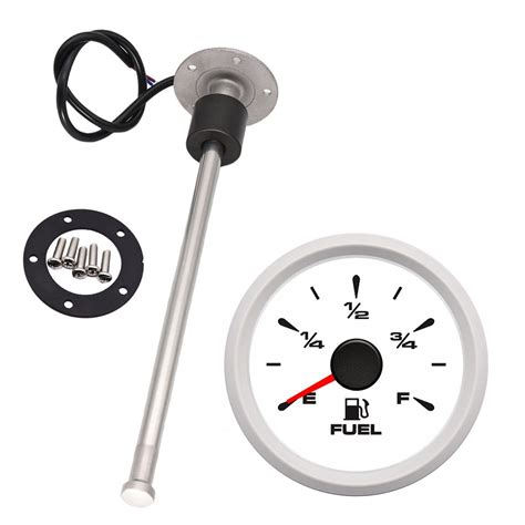 52mm Pointer Fuel Level Gauge With 0-190ohm Oil Tank Indicator Marine ...
