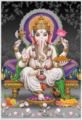 Lord Ganesha Wall Poster | Lord Ganesha HD Poster for room decor ...