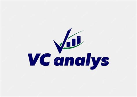 Logo vc analys company name | Premium Vector