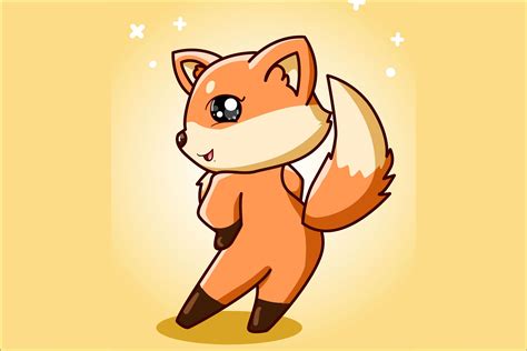 A Sexy Fox Animal Cartoon Illustration Graphic by neves.graphic777 ...