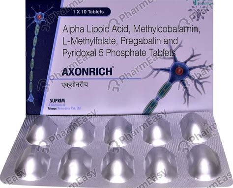 Buy Axonrich Strip Of 10 Tablets Online at Flat 15% OFF | PharmEasy