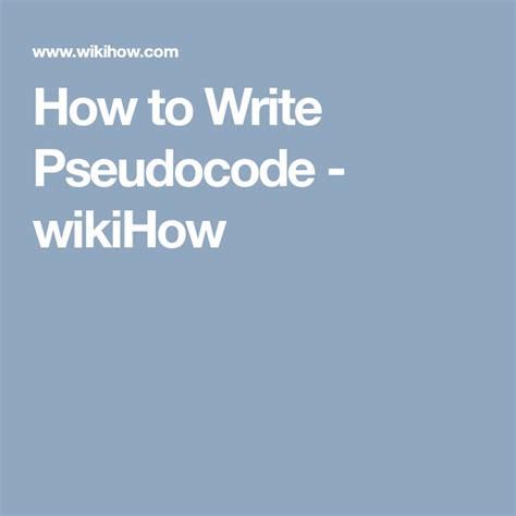 Image result for Simple Pseudocode Examples
