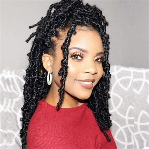 A/V Pre-looped Bob Distressed Locs Crochet Hair - 6 India | Ubuy