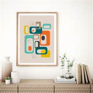 Mid Century Print Mid Century Modern Mid Century Wall Art - Etsy