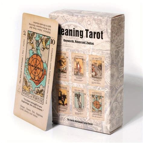 Beginner Tarot Cards Deck Learn Tarot 78 Cards – CRAZE