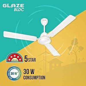 Buy Havells 1200mm Glaze BLDC Motor Ceiling Fan | 5 Star with RF Remote ...