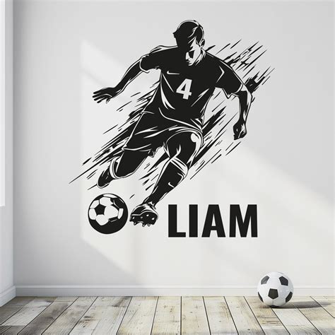 Soccer wall decal mural | Custom soccer wall decals
