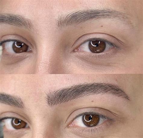 Image result for Microblading Brows with No Shape