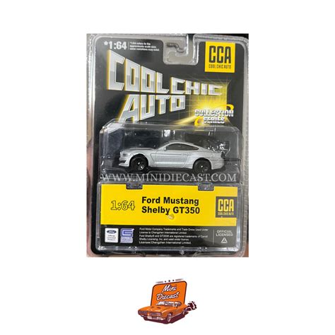 CCA Ford Mustang Shelby GT350 Silver – Blister Pack (With Stackable Di ...