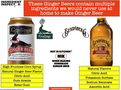 WHICH GINGER BEERS ARE CLOSEST TO HOMEMADE? — Ingredient Inspector