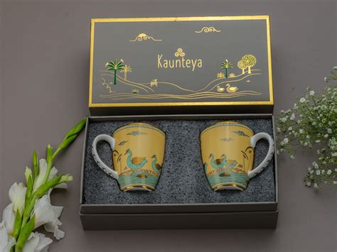 Gift Set-Airavata Swan Coffee Mugs (Set of 2) – Kaunteya
