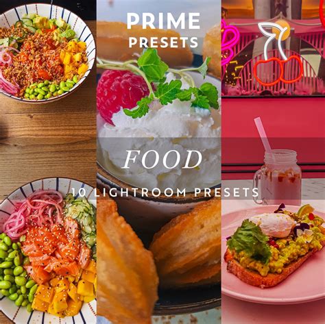 10 Food Presets Lightroom Photography Foodie Filters Best Lightroom ...