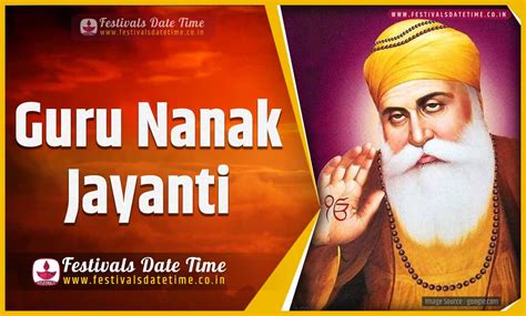 2022 Guru Nanak Jayanti Date and Time, 2022 Guru Nanak Jayanti Festival ...