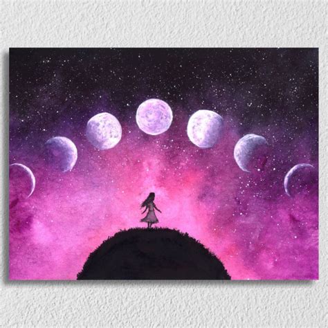 Girl And Moon Phases – Myindianthings