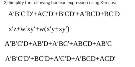 Simplify Boolean Expression Using K Map 的图像结果