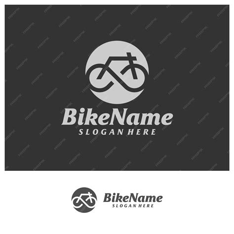 Szablon projektu logo nieskończoności roweru Wektor koncepcja logo ...