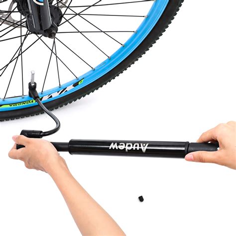 Buy Audew Bike Pump, 160 PSI High Pressure Floor Bicycle Tire Pump for ...