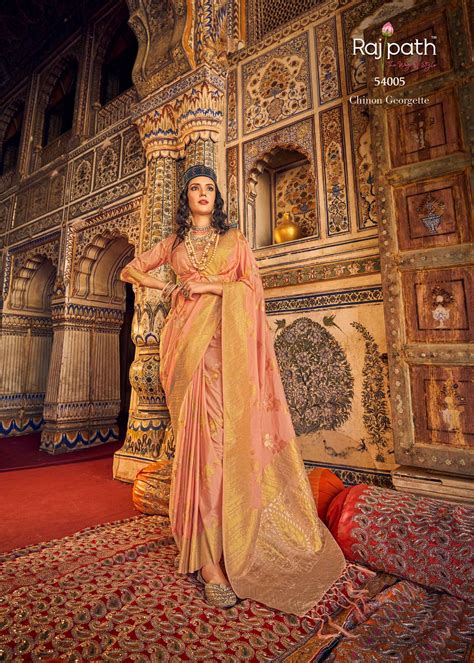 Rajpath Annie Silk Georgette Saree Collection