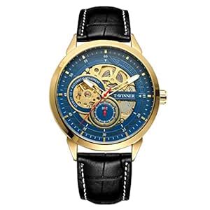 Buy FORSINING T - Winner Blue Skeleton Automatic Mechanical Elegant ...