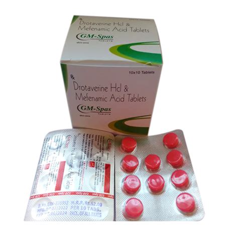 GM-SPAS Tablets GMH Pharmaceuticals Pvt. Ltd.