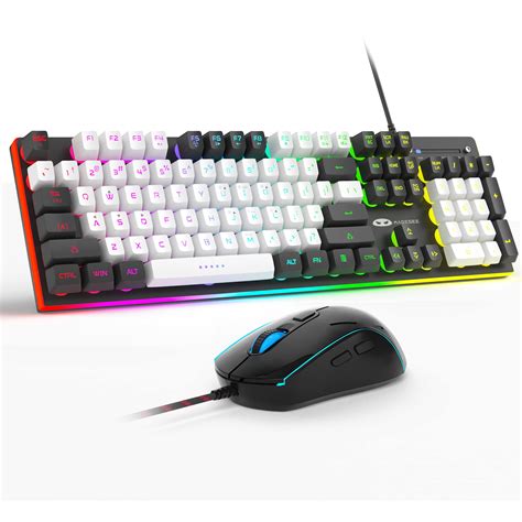 Buy MageGee Gaming Keyboard and Mouse Combo, True RGB Backlit Membrane ...