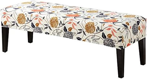 Street27® Printed High Stretch Bench Seat Cushion Slipcovers Washable ...