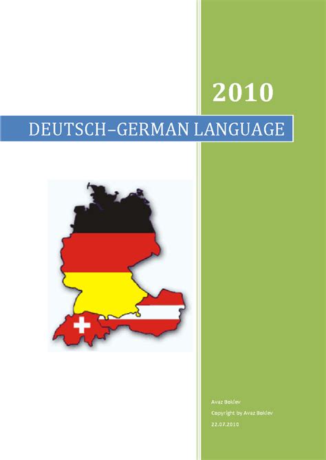 German I Tutorial: Basic Phrases, Vocabulary & Grammar - Studocu
