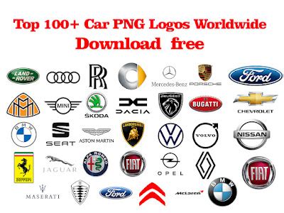 Top 100+ Car PNG Logos Worldwide | Car Brands Logo PNG Transparent Images