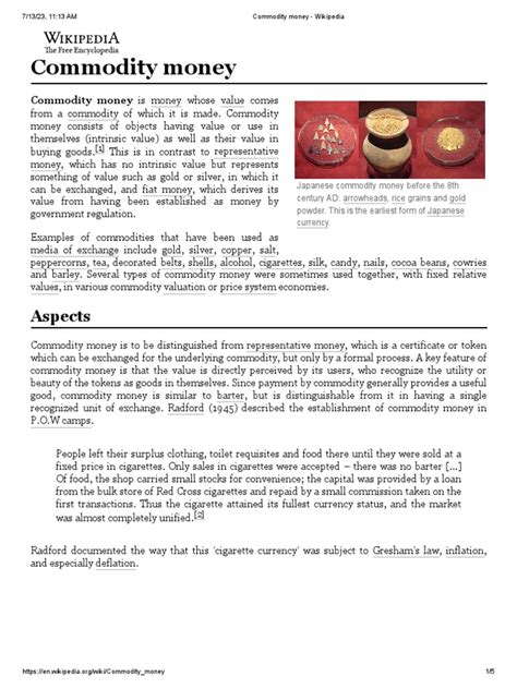 Is Shells an Example of Commodity Money 的图像结果