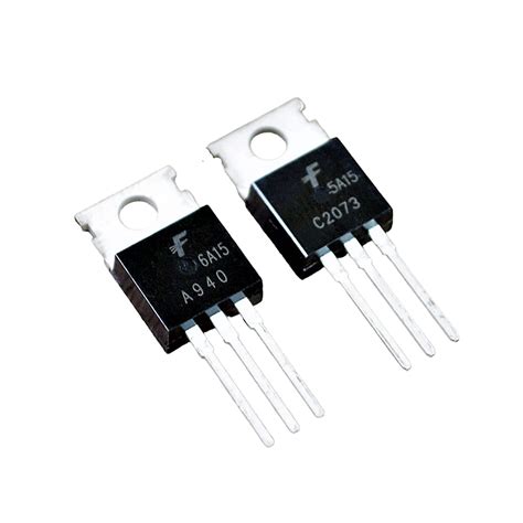 NPN C2073 + PNP A940 Transistor Pair - Power Amplifier TO-220 (2 Pair ...