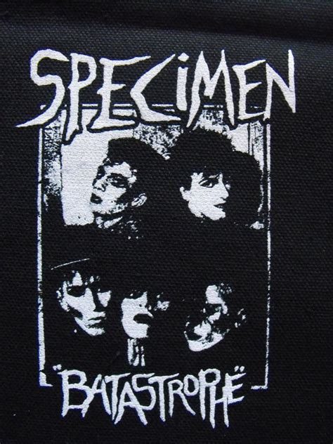 SPECIMEN patch Goth punk dance batcave Free Shipping | Etsy | Punk ...