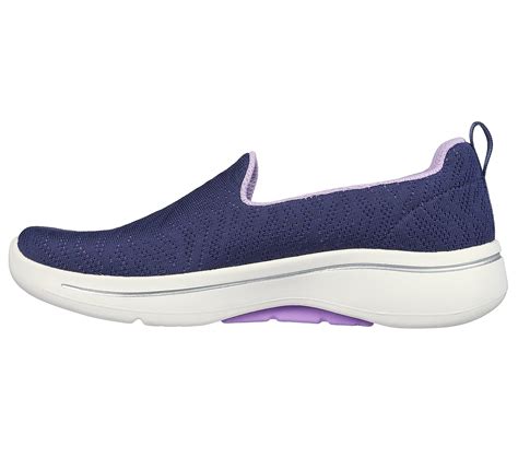Skechers Navy Go Walk-Arch-Fit-O Slip On Shoes For Women - Style ID ...