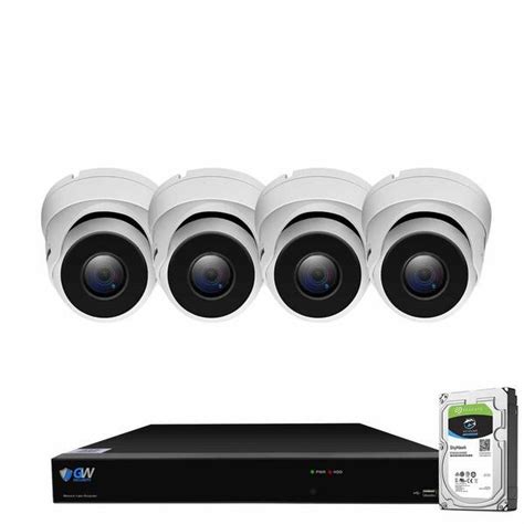 Buy 8-Channel 8MP 1TB NVR Smart Security Camera System with 4 Wired ...