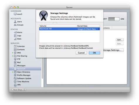 10.8 Mountain Lion Server: NetInstall - Justin Rummel . com
