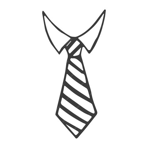 Tie Clip Art Black And White