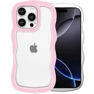 Mobielectro Cute Curly Wave Frame Clear Case for iPhone 12 Pro Max ...