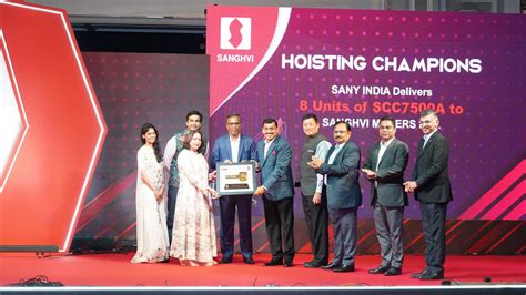 MagicWandMedia | SANY India Delivers 8 SCC7500A Crawler Cranes to ...