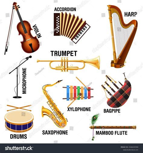 Musical Instruments with Names 的图像结果