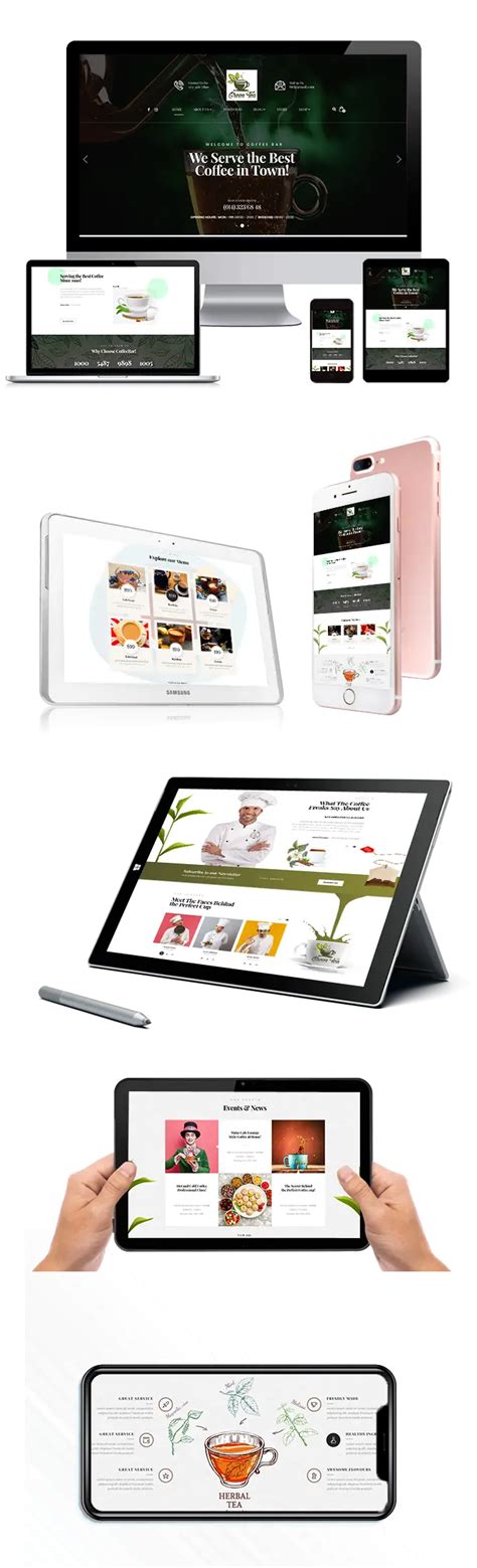 Tea Shop WordPress Theme For Impressive Tea Shop Websites.