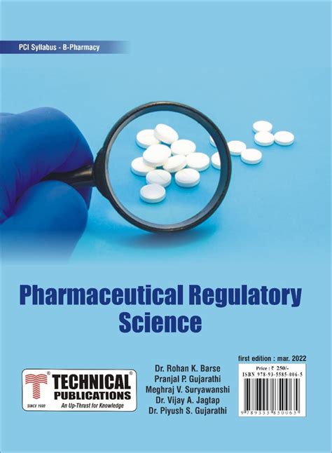 Pharmaceutical Regulatory Science - for B. PHARMACY PCI SYLLABUS - 17 ...