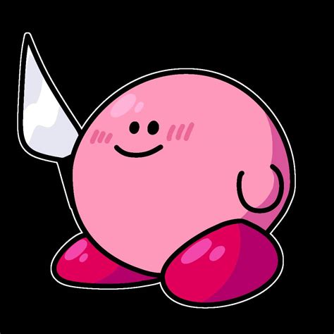 kirby with knife by Skribly264 on DeviantArt