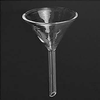 GlobalNiche® 60mm Transparent Glass Triangle Funnel Lab Glassware ...